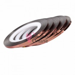 Banda decorativa de unghii 1mm Coffee